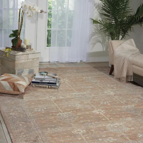 Aldora ALD07 Rugs in Pewter by Nourison