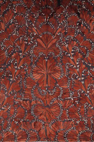 Alexander McQueen Monarch Fire 1.83x1.22m/6'x4' Red Animal Print Silk Animal print rug by The Rug Company, Handknotted silk