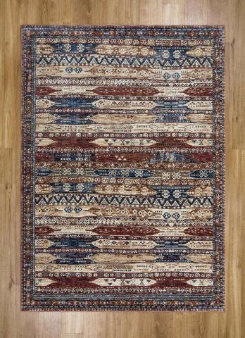 Alhambra Rug Antique Ivory Red 6576A  size