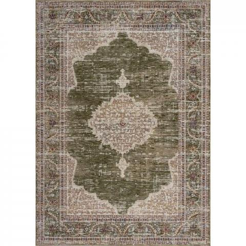 Alhambra rugs 6594B in IVORY GREEN