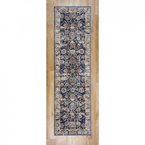 Alhambra Runner 6549A in LTBlue DBlue