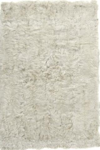 Alpaca Plain 2.74x1.83m/9'x6' Cream/White Natural Hide Plain rug by The Rug Company, Alpaca Hide