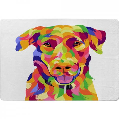 Amazing Illustration Of Dog Pop Art Designer Rug - Yellow / 150cm