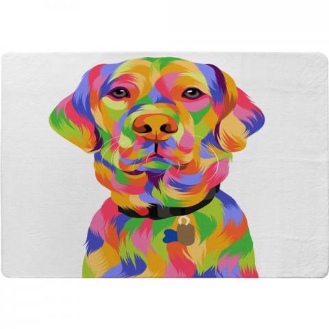 Amazing Illustration Pop Art Designer Rug - Red / 150cm