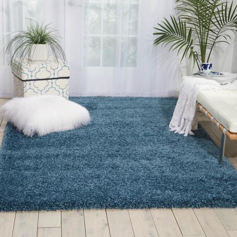 Amore Rugs AMOR1 in Slate Blue