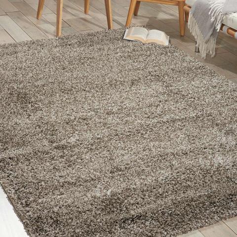 Amore Stone Shaggy Rug 