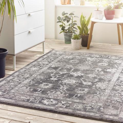 Anatolia Traditional Rugs in Dark Grey