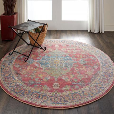 Ankara Global Circular rug ANR01 in Multi