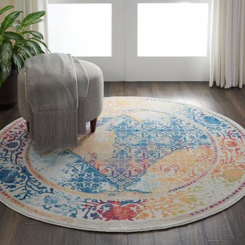 Ankara Global Circular Rugs ANR04 in IVMTC