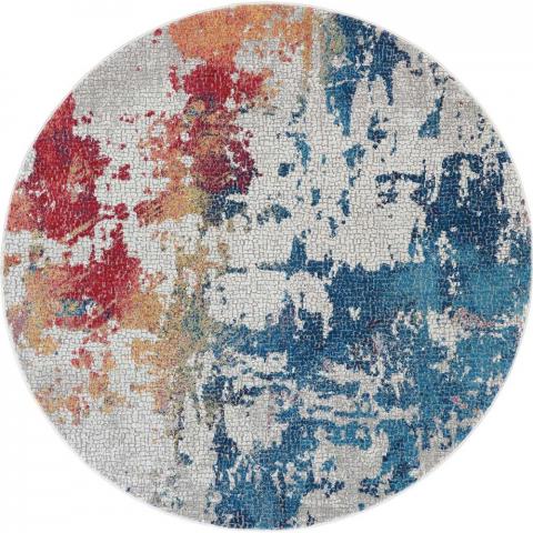 Ankara Global Circular Rugs ANR10 in Multi