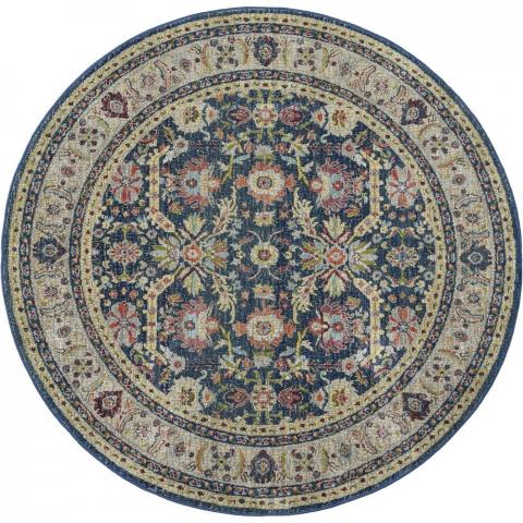 Ankara Global Circular Rugs ANR13 in NAVMT