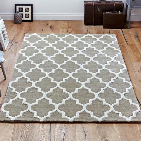 Arabesque Rug in Beige