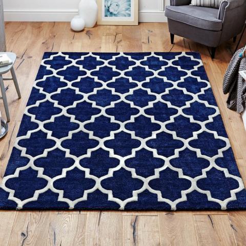 Arabesque Rug in Blue