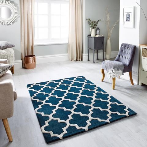 Arabesque Rug in Emerald