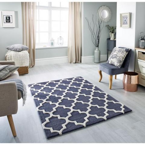 Arabesque Rug in Slate