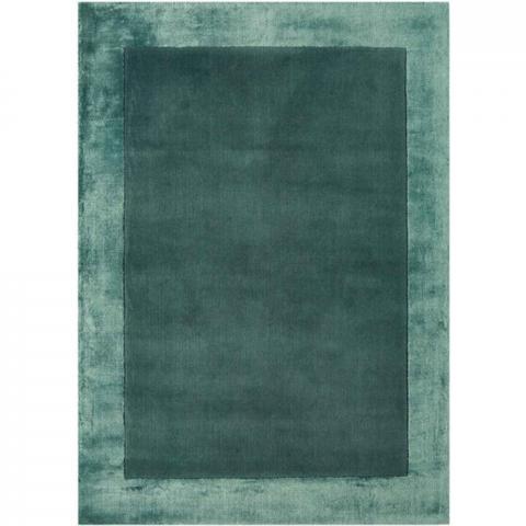 Ascot Wool Rug - Aqua Blue / 120cm