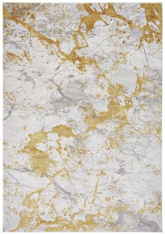 Astral Rug AS09 Ochre 3D Abstract Style  size