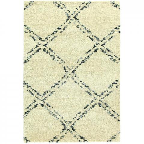 Atlas Berber Criss Cross Rugs 0359 109 in Denim