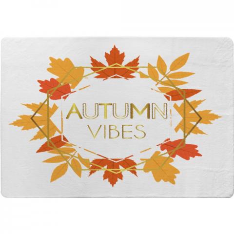 Autumn Vibes Designer Rug - Orange / 150cm