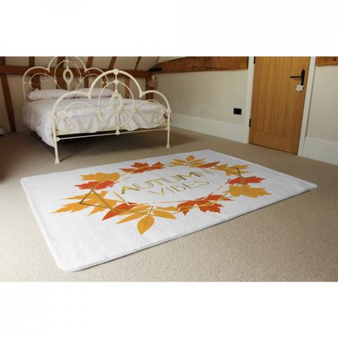 Autumn Vibes Designer Rug - Orange / 230cm