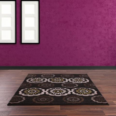 Bali Rugs 075 in Anthracite