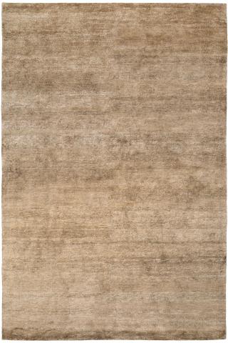 Bamboo Silk Bronze 1.83x1.22m/6'x4' Brown/Bronze Plain Bamboo silk Plain rug by The Rug Company, Handknotted bamboo silk