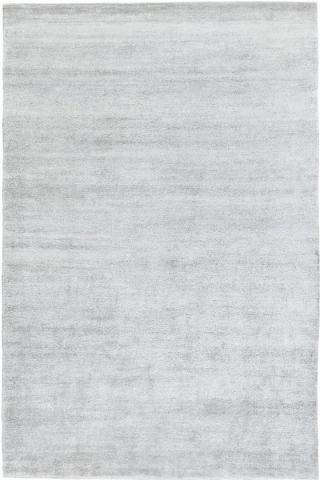 Bamboo Silk Flint 1.83x1.22m/6'x4' Grey/Flint Plain Bamboo silk Plain rug by The Rug Company, Handknotted bamboo silk