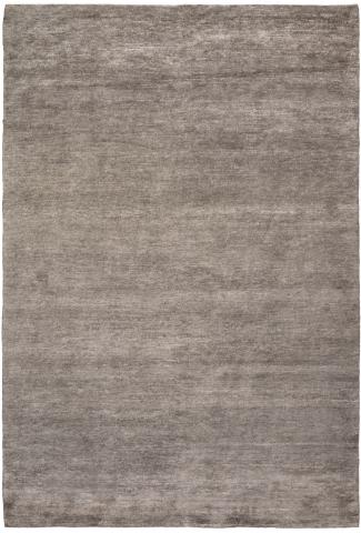 Bamboo Silk Silver 3.05x2.44m/10'x8' Silver Plain Bamboo silk Plain rug by The Rug Company, Handknotted bamboo silk