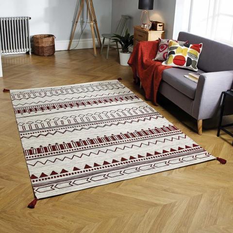 Beni Rugs in Red