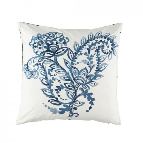 Birdie Cushion by William Yeoward in Denim