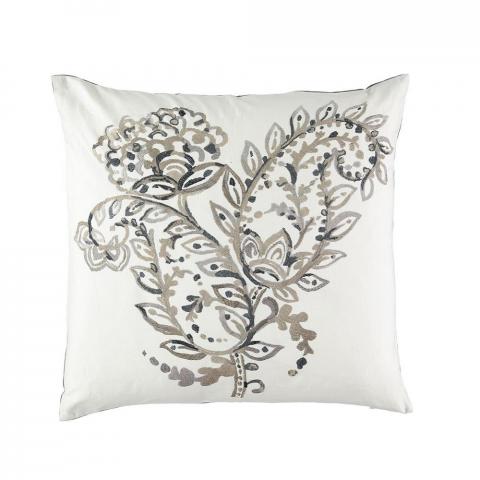 Birdie Cushion by William Yeoward in Greige