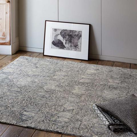 Black White Camden Rugs 