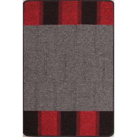 Blocks Multi Mats in Red by Rugstyle