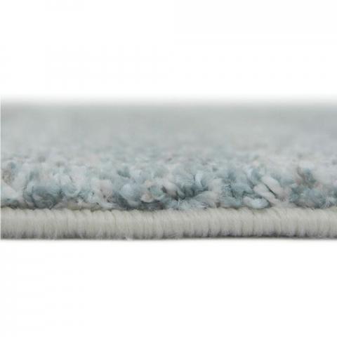 Blue Distressed Abstract Rug - Pori - Blue / 150cm