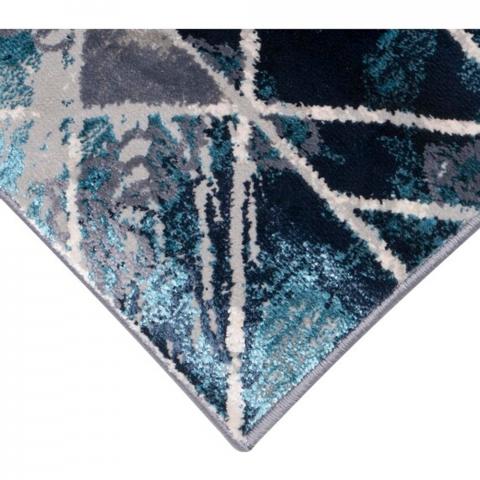 Blue Marble Mist Rug  - 170cm