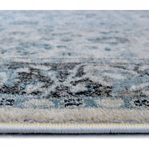 Blue Traditional Living Room Rugs - Tartan - Blue / 170cm