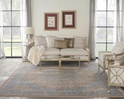 Blush Multi Traditional Rug STN07 