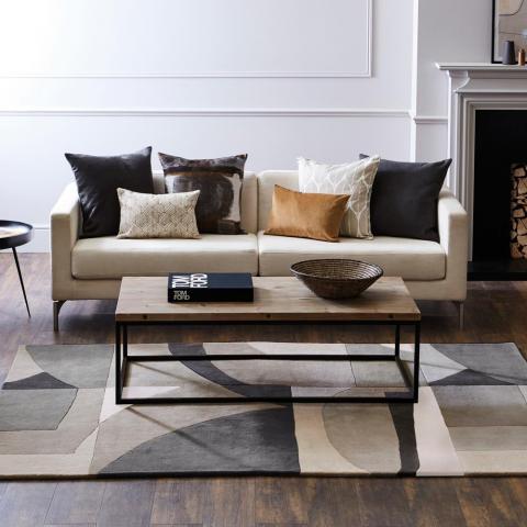 Bodega Rugs 40504 in Stone by Harlequin