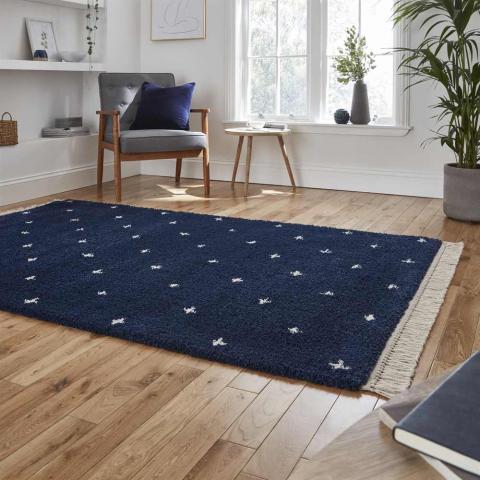 Boho Rug A475 Navy 