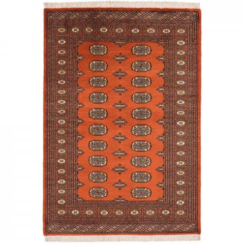 Bokhara Rugs in Rust