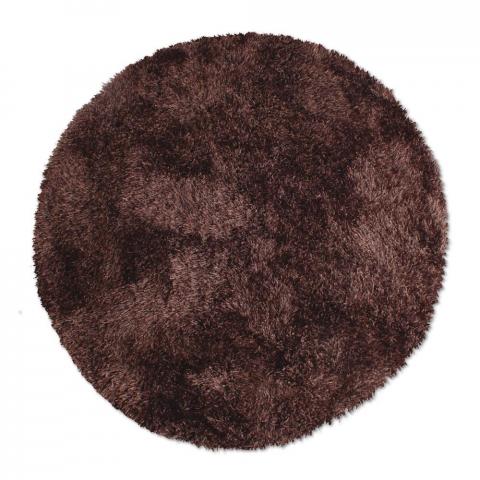 Boston Circle Rugs in Chocolate