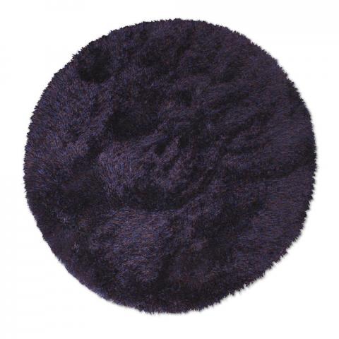 Boston Circle Rugs in Plum Choc