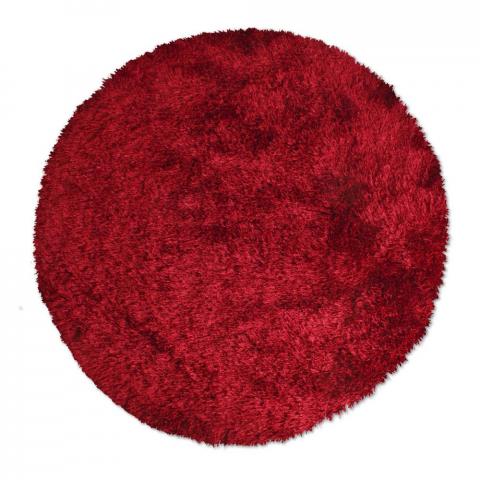 Boston Circle Rugs in Red