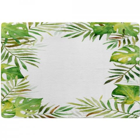 Botanical Designer Rug - Green / 150cm