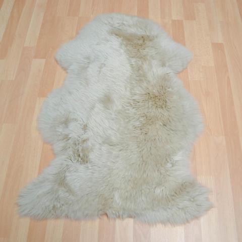 Bowron Sheepskin Rugs in Stone