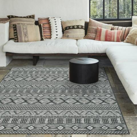 Brighton Indoor Outdoor Flatweave Rugs in 98008 3052