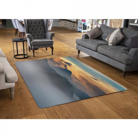 Bromo In Morning Time Designer Rug Designer Rug - Grey / 110cm