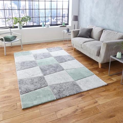 Brooklyn 22192 Rugs in Grey Green