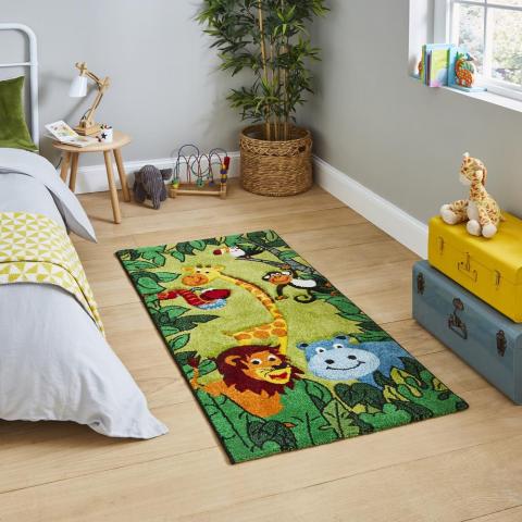 Brooklyn Kids 53747 Rugs in Green