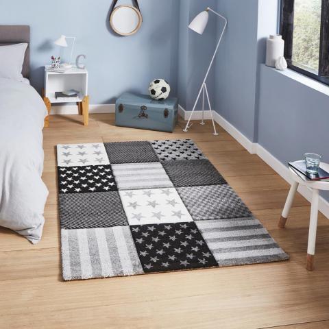 Brooklyn Kids 777 Rugs in Grey